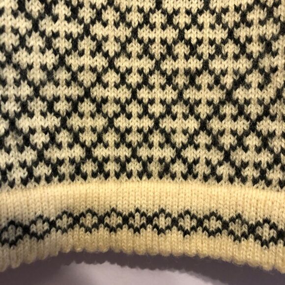 VTG Telemark Folk Art Wool Pullover Sweater Nordic Scandinavian Yoke Knit Jumper - Picture 9 of 12